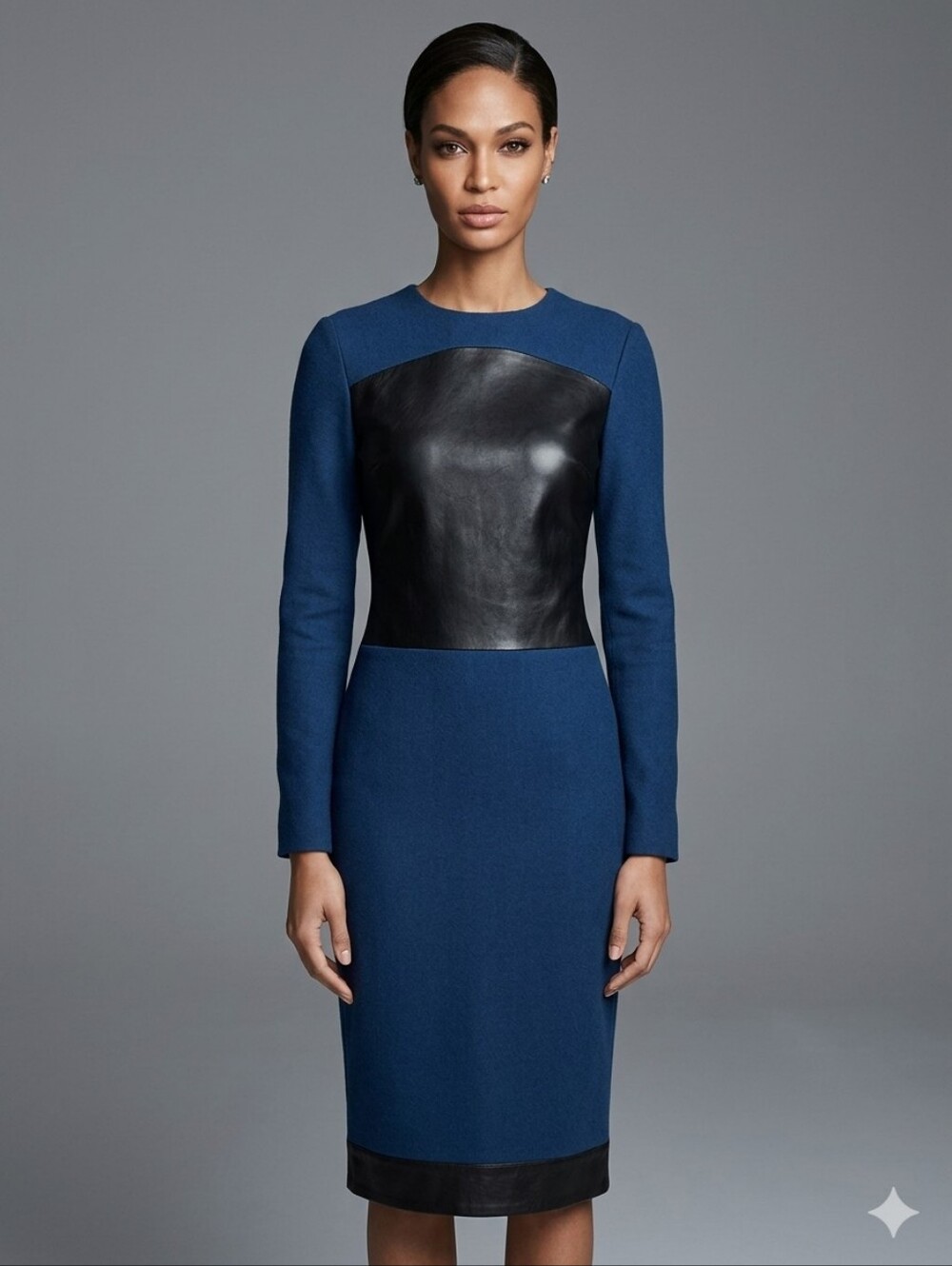 Douglas Hannant | Wool and Leather Dress